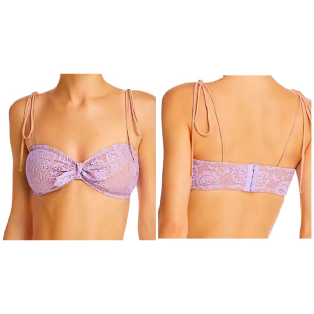For Love & Lemons Valentina Lace Bra Top XS